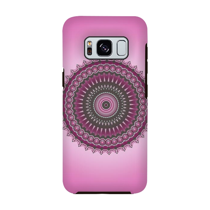 Galaxy S8 StrongFit Pink Mandala Ornament 2 by Andrea Haase