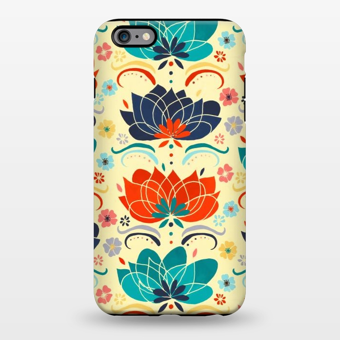 iPhone 6/6s plus StrongFit 1960s Hippie Floral  by Tigatiga