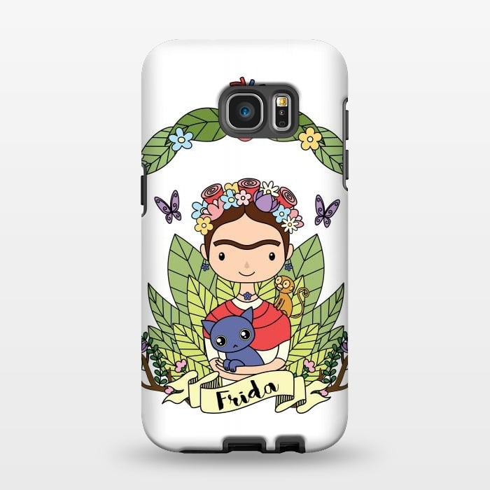 Galaxy S7 EDGE StrongFit Frida by Laura Nagel