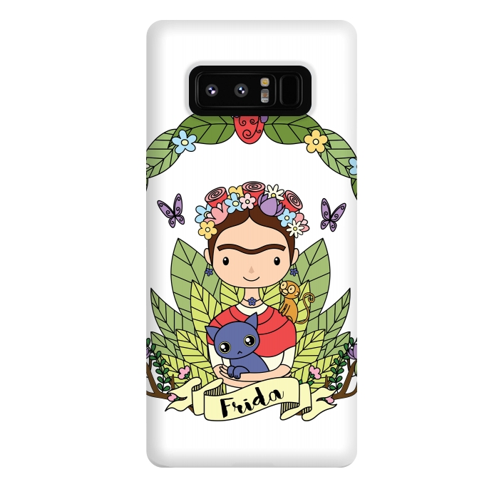 Galaxy Note 8 StrongFit Frida by Laura Nagel