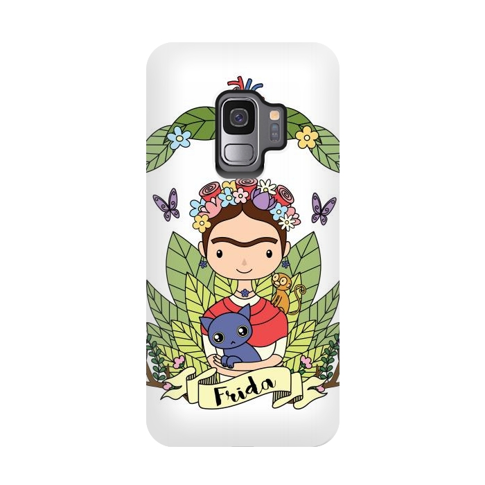 Galaxy S9 StrongFit Frida by Laura Nagel