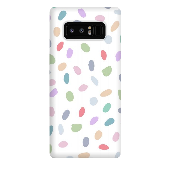 Galaxy Note 8 StrongFit Color Oval Dots by Creativeaxle