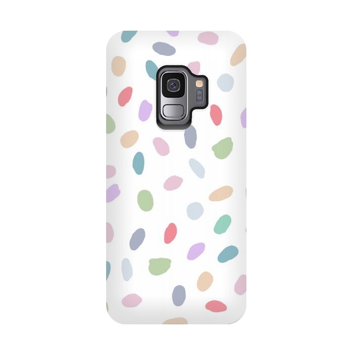 Galaxy S9 StrongFit Color Oval Dots by Creativeaxle