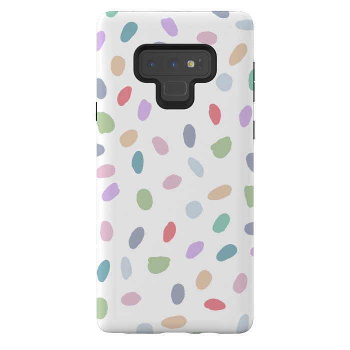 Galaxy Note 9 StrongFit Color Oval Dots by Creativeaxle