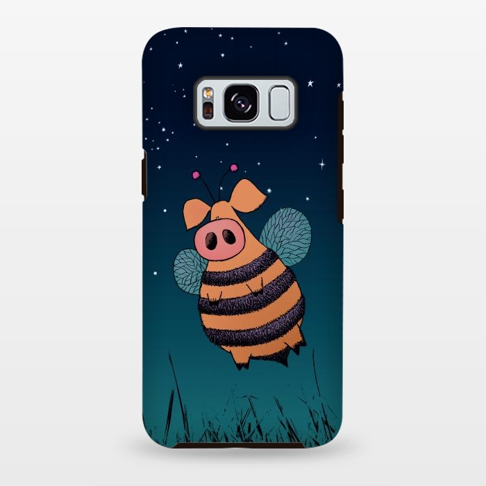 Galaxy S8 plus StrongFit Bumblepig by Mangulica