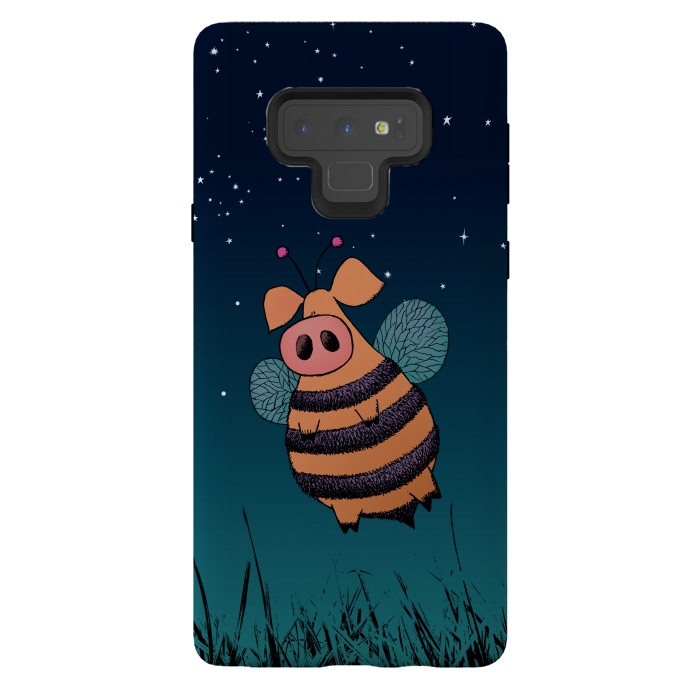 Galaxy Note 9 StrongFit Bumblepig by Mangulica