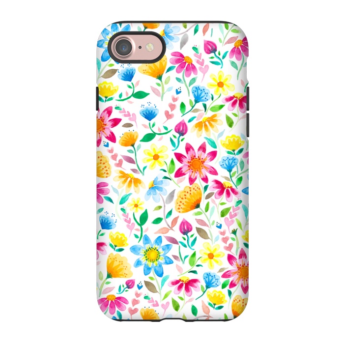 iPhone 7 StrongFit Flower Power Garden by gingerlique