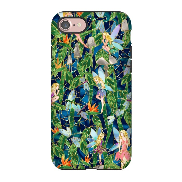 iPhone 7 StrongFit Emerald Forest Fairies by gingerlique