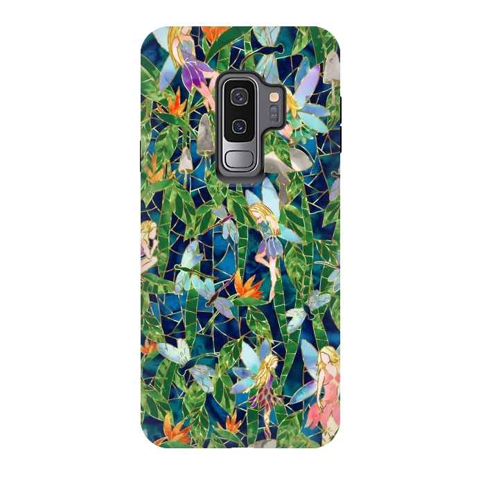 Galaxy S9 plus StrongFit Emerald Forest Fairies by gingerlique