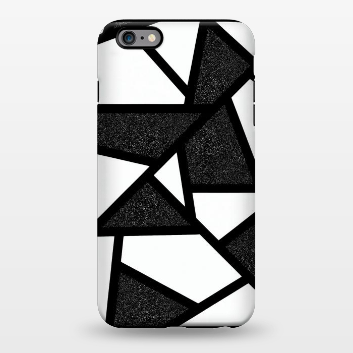 iPhone 6/6s plus StrongFit White and black geometric by Jms