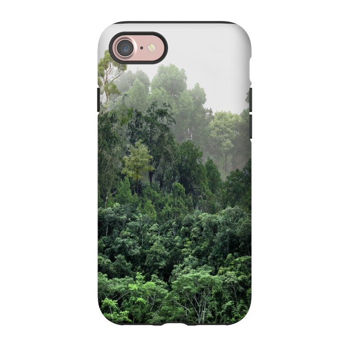iPhone 7 StrongFit Tropical Foggy Forest by ''CVogiatzi.