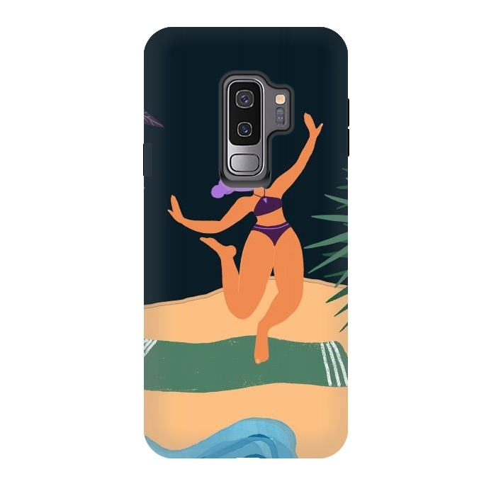 Galaxy S9 plus StrongFit Eve - Dancing Girl at Tropical Jungle Beach by  Utart
