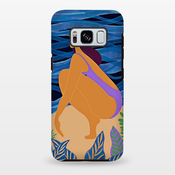 Galaxy S8 plus StrongFit Eve - Girl on Tropical Jungle Beach by  Utart