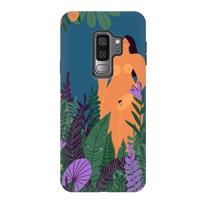 Galaxy S9 plus StrongFit Eve - Nude Woman in Tropical Jungle by  Utart