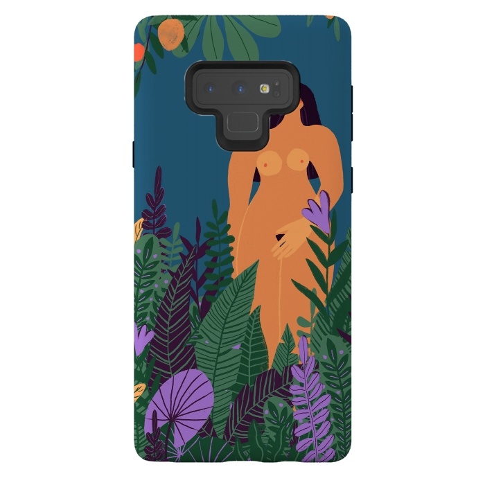 Galaxy Note 9 StrongFit Eve - Nude Woman in Tropical Jungle by  Utart