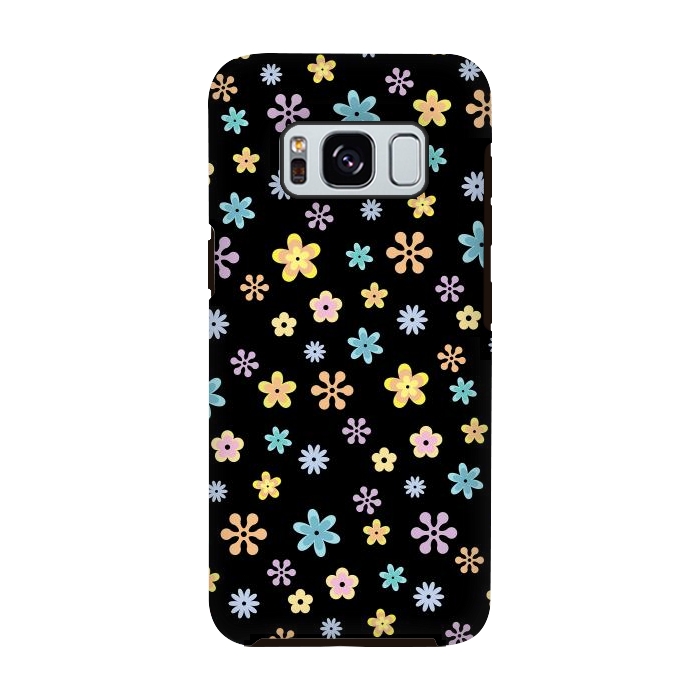 Galaxy S8 StrongFit Flowers by Laura Nagel