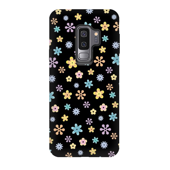 Galaxy S9 plus StrongFit Flowers by Laura Nagel