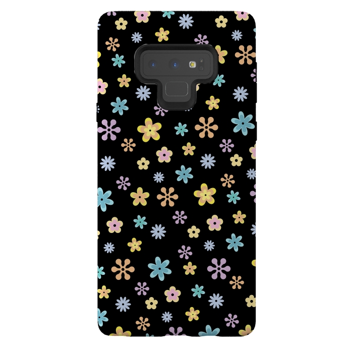 Galaxy Note 9 StrongFit Flowers by Laura Nagel