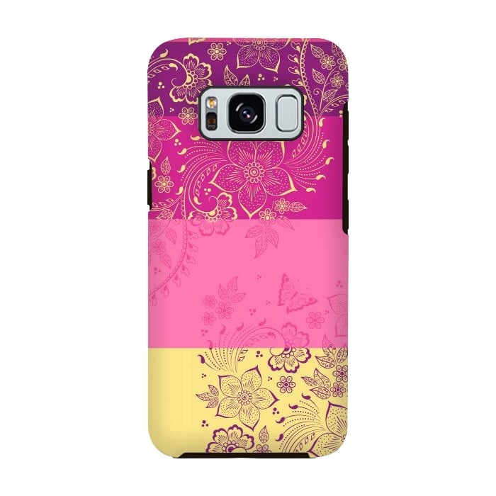 Galaxy S8 StrongFit Wild Flowers by Rossy Villarreal