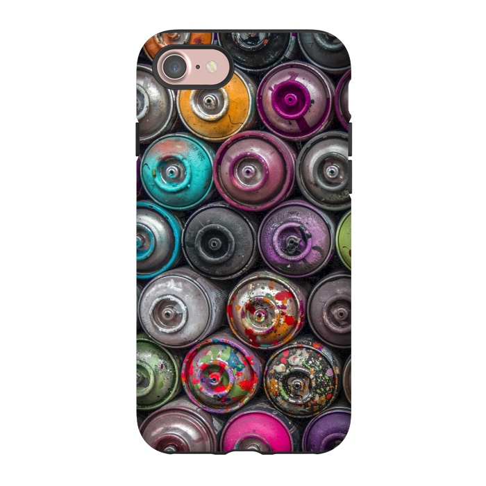 iPhone 7 StrongFit Spray Paint Cans by Andrea Haase