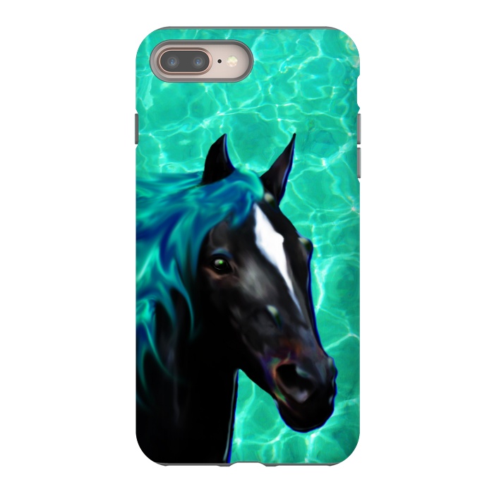 iPhone 7 plus StrongFit Horse Spirit Water Dream by BluedarkArt
