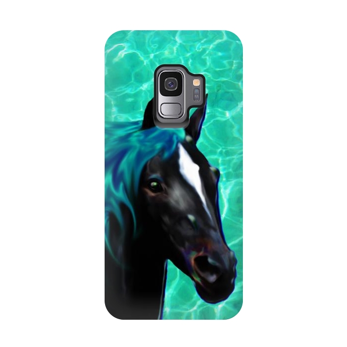 Galaxy S9 StrongFit Horse Spirit Water Dream by BluedarkArt
