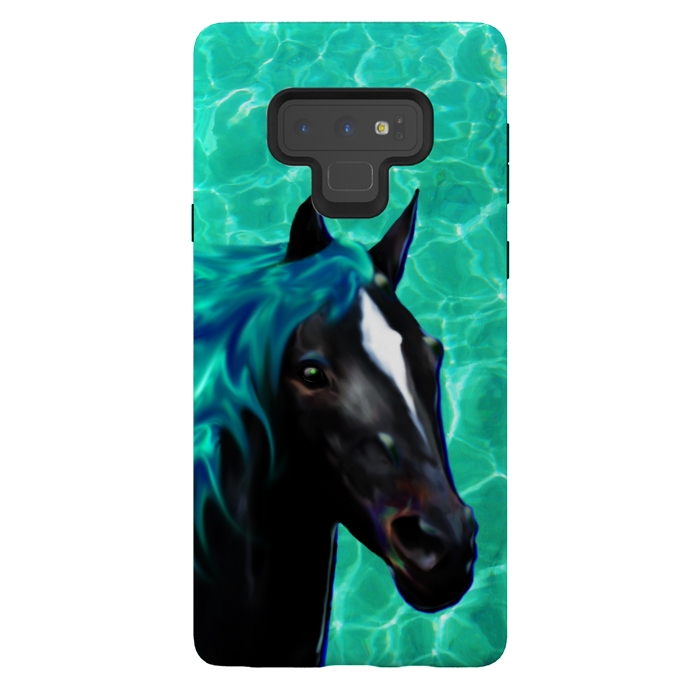 Galaxy Note 9 StrongFit Horse Spirit Water Dream by BluedarkArt