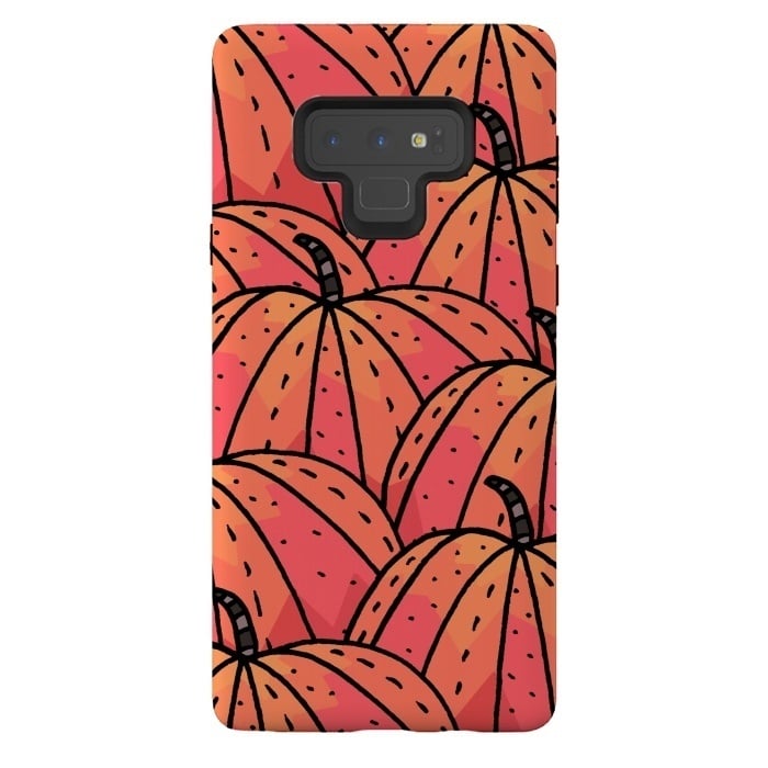 Galaxy Note 9 StrongFit The Pumpkins by Steve Wade (Swade)