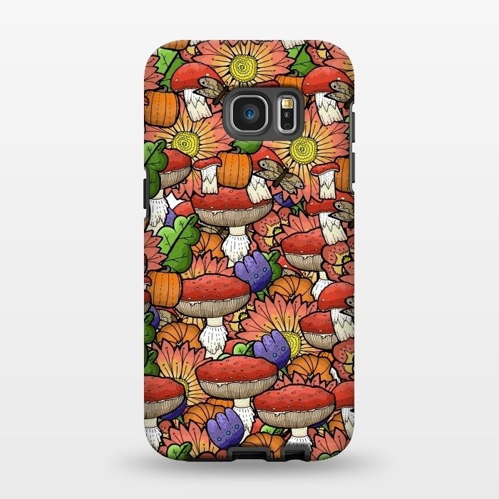 Galaxy S7 EDGE StrongFit Autumn Pattern by Steve Wade (Swade)