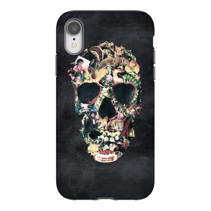 iPhone Xr StrongFit Vintage Skull by Ali Gulec