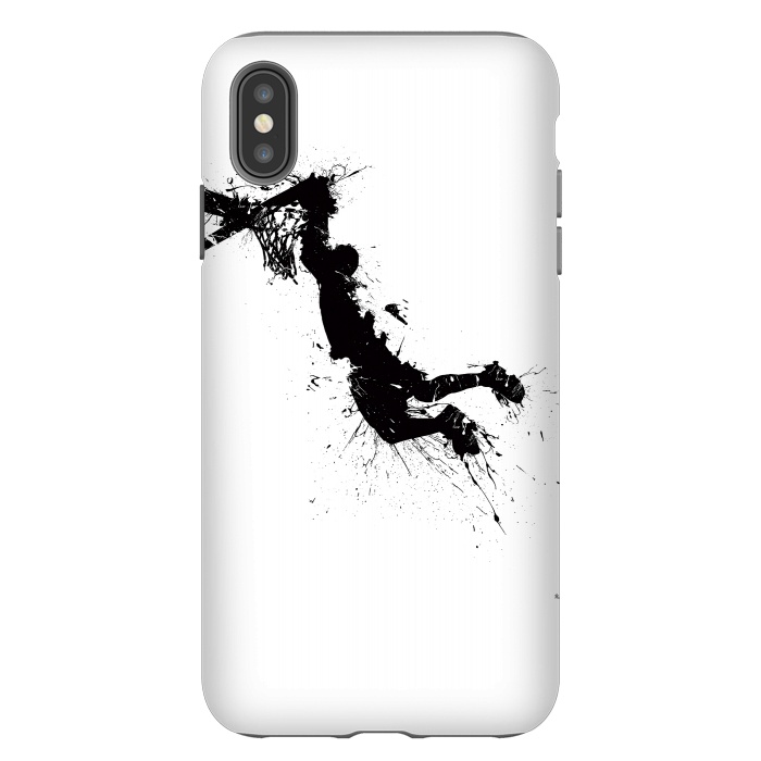 iPhone Xs Max StrongFit Basketballer inked Large by Richard Eijkenbroek