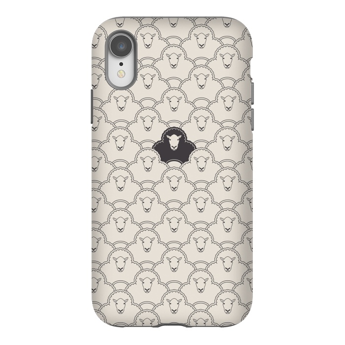 iPhone Xr StrongFit Black Sheep by Davies Babies