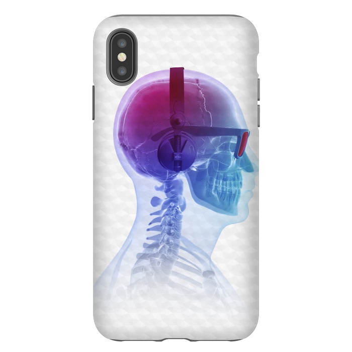iPhone Xs Max StrongFit Electronic Music Fan by Sitchko