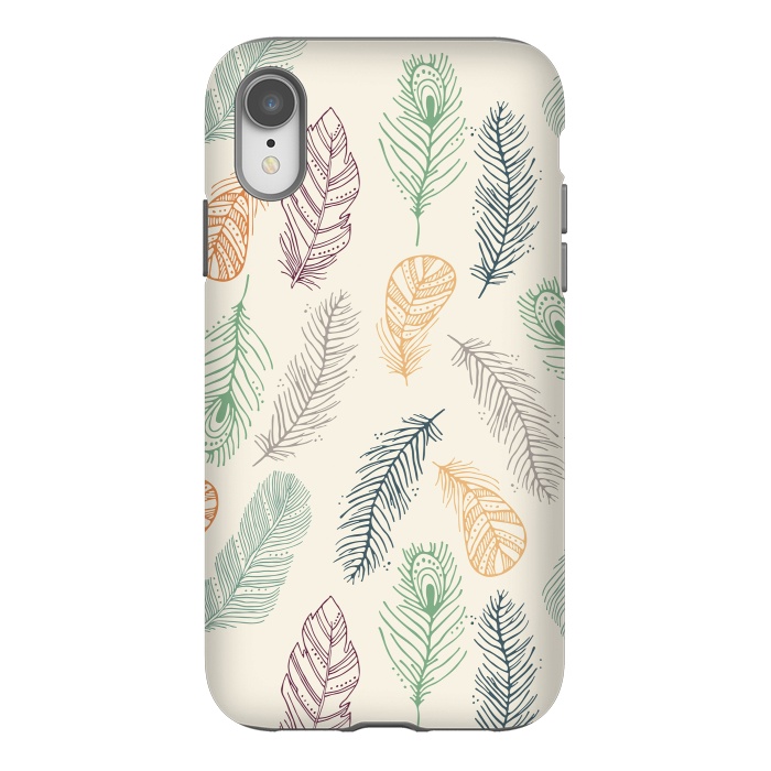 iPhone Xr StrongFit Feathers by TracyLucy Designs