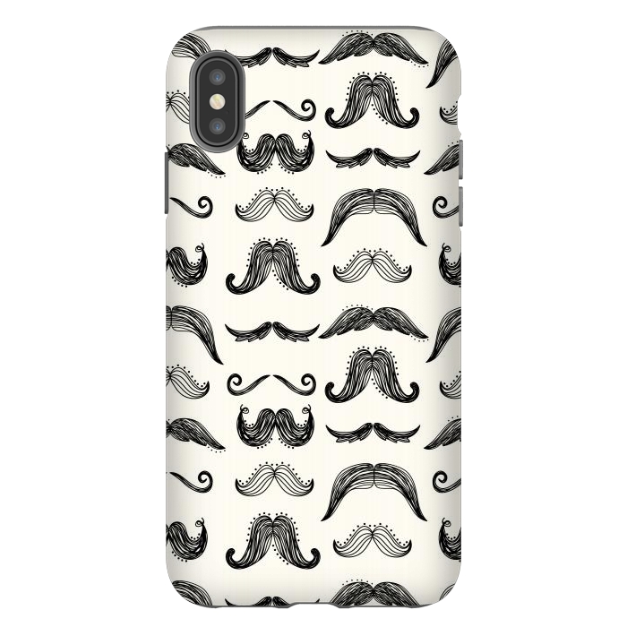 iPhone Xs Max StrongFit Moustache by TracyLucy Designs