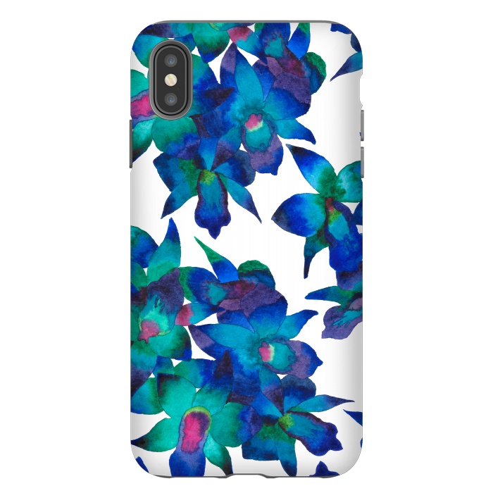 iPhone Xs Max StrongFit Oceanic Orchid Fascination by Amaya Brydon