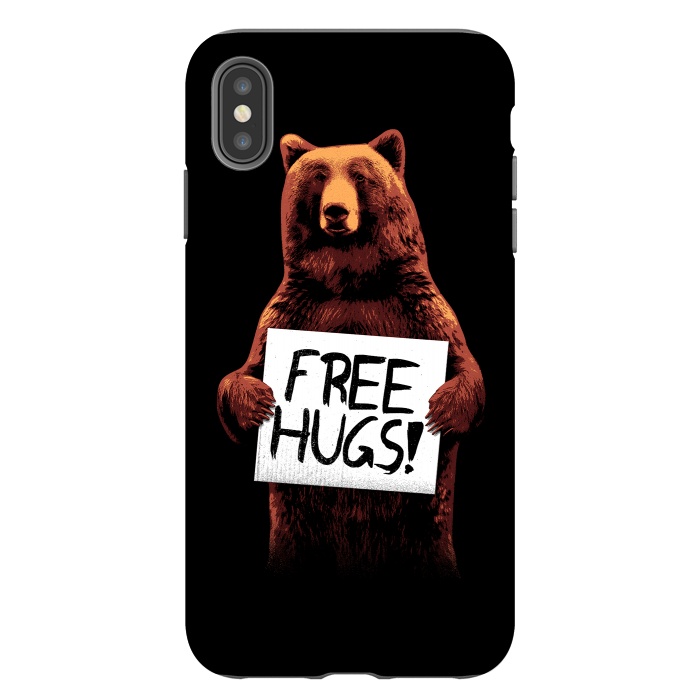 iPhone Xs Max StrongFit Free Hugs by Mitxel Gonzalez