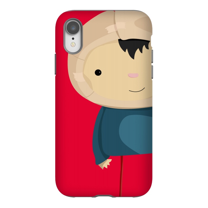 iPhone Xr StrongFit Little Boy by Alejandro Orjuela