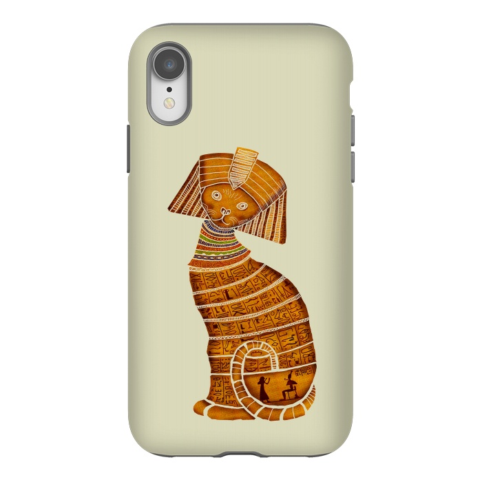 iPhone Xr StrongFit Sphinx Cat by Tummeow
