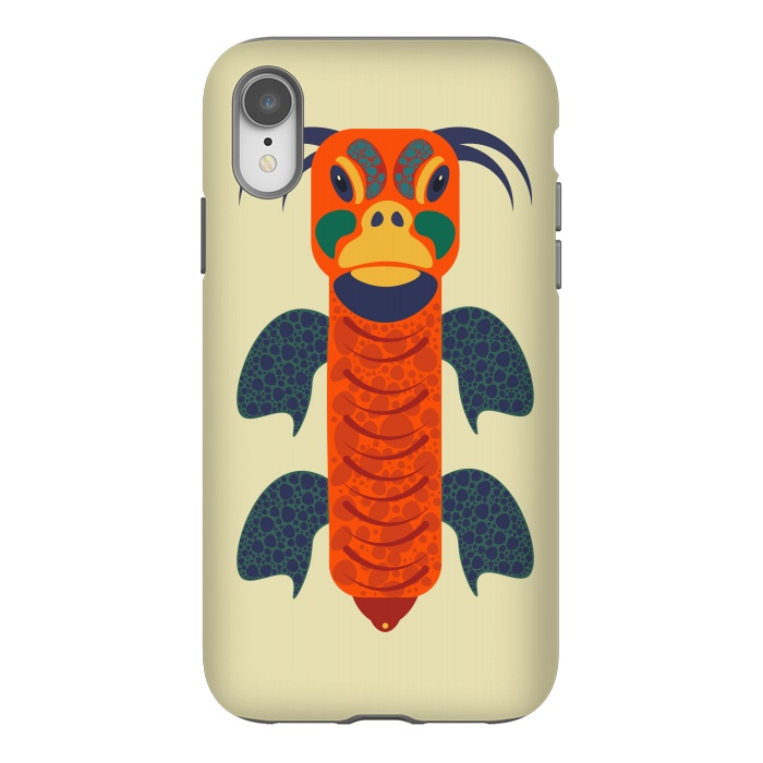 iPhone Xr StrongFit Tortoise-orange by Parag K