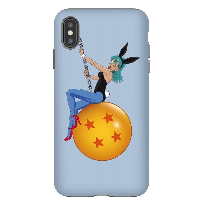 iPhone Xs Max StrongFit Bunny Ball by Samiel Art
