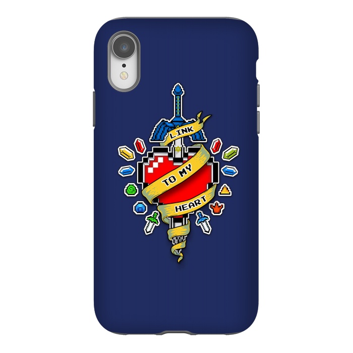 iPhone Xr StrongFit A LINK TO MY HEART by SKULLPY