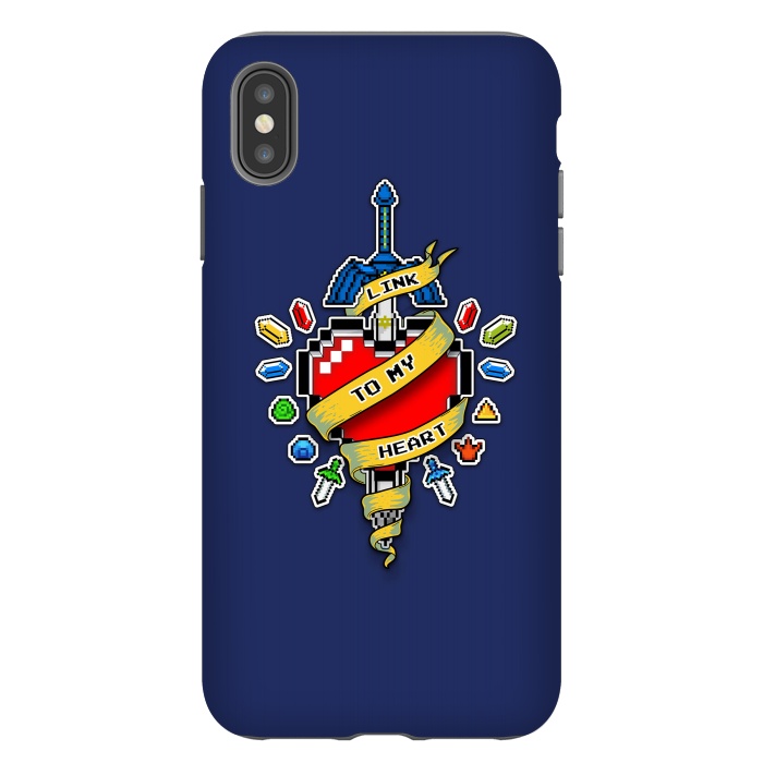 iPhone Xs Max StrongFit A LINK TO MY HEART by SKULLPY