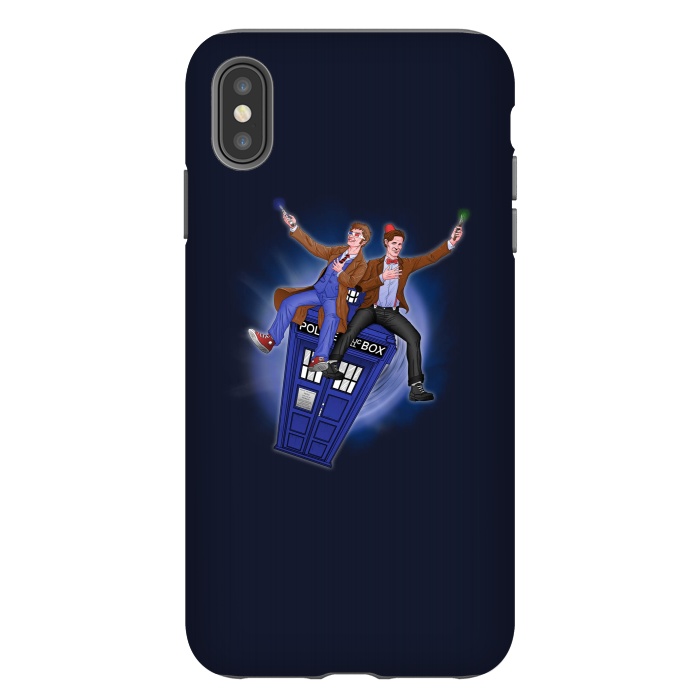 iPhone Xs Max StrongFit THE DOCTOR'S TIMEY-WIMEY ADVENTURE by SKULLPY