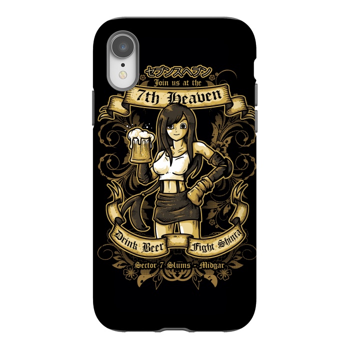 iPhone Xr StrongFit 7th Heaven by Q-Artwork