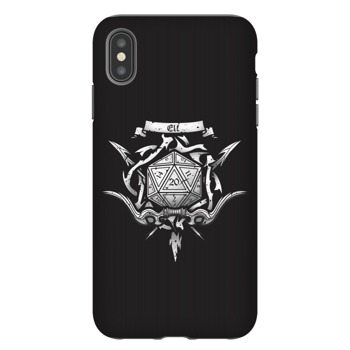 iPhone Xs Max StrongFit Elf Crest by Q-Artwork