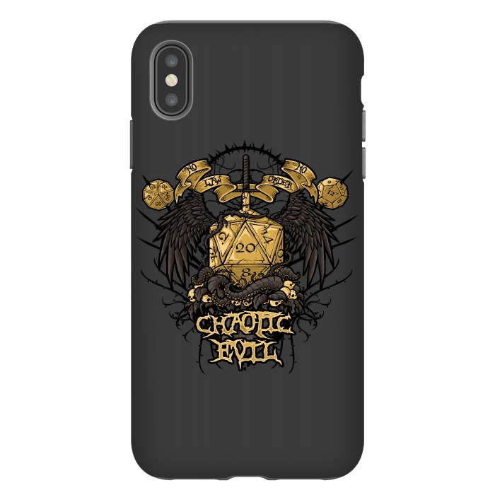 iPhone Xs Max StrongFit Chaotic Evil by Q-Artwork
