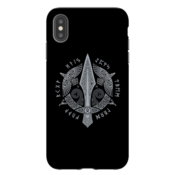 iPhone Xs Max StrongFit GUNGNIR ( Odin's Spear ) by RAIDHO