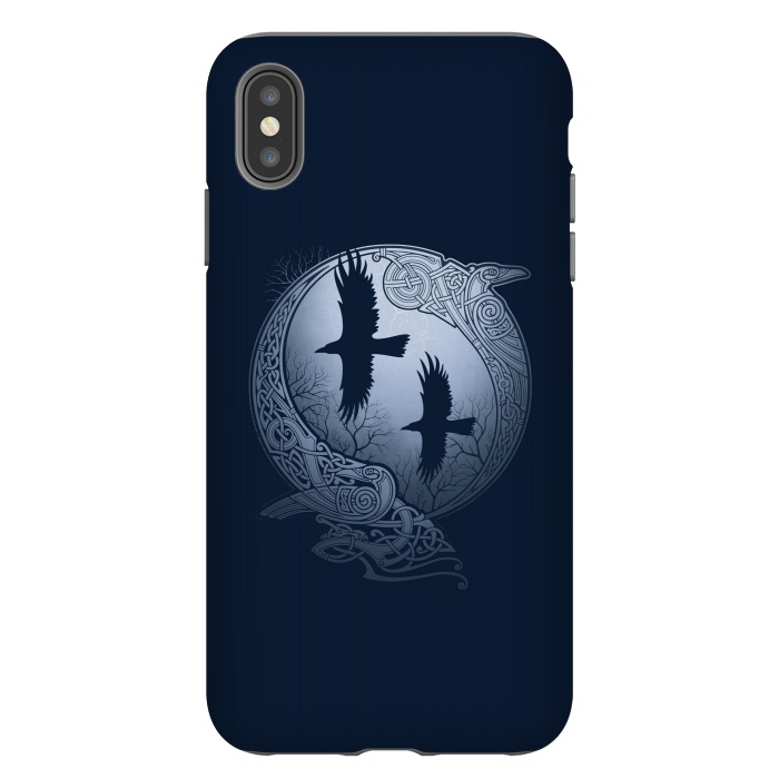 iPhone Xs Max StrongFit ODIN'S RAVENS by RAIDHO