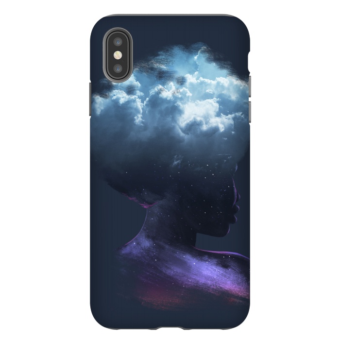 iPhone Xs Max StrongFit HEAD ON THE CLOUDS by Ilustrata